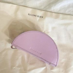 Building Block lilac crescent wallet 🌙